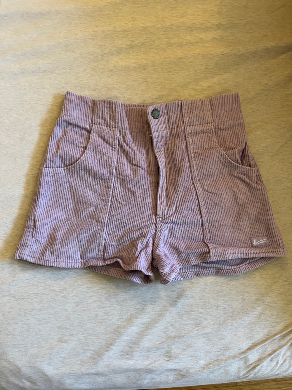 Hammies High-Waist Corduroy Women’s Shorts - Lavender